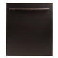 ZLINE 24" Dishwasher Oil-Rubbed Bronze, Stainless Steel Tub, DW-ORB-24
