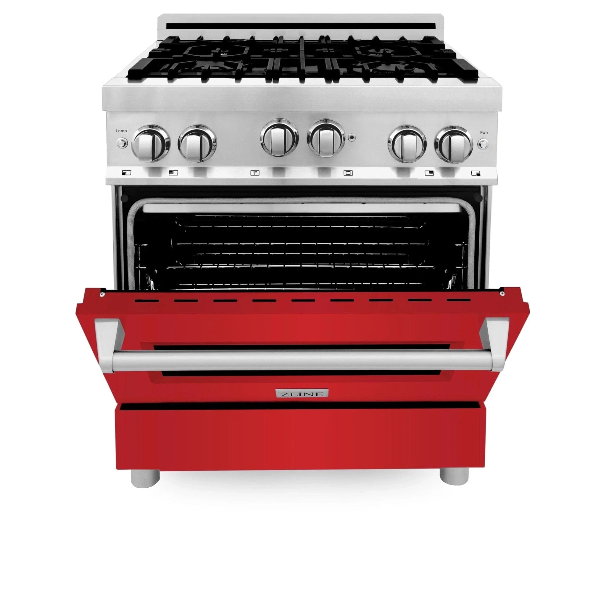 ZLINE 24" Gas Range with Red Gloss door, RG-RG-24