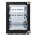 ZLINE 24 in. Touchstone 151 Can Beverage Fridge With Panel Ready Glass Door RBSPO-24
