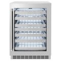 ZLINE 24 in. Touchstone Dual Zone 44 Bottle Wine Cooler With Stainless Steel Glass Door RWDO-GS-24