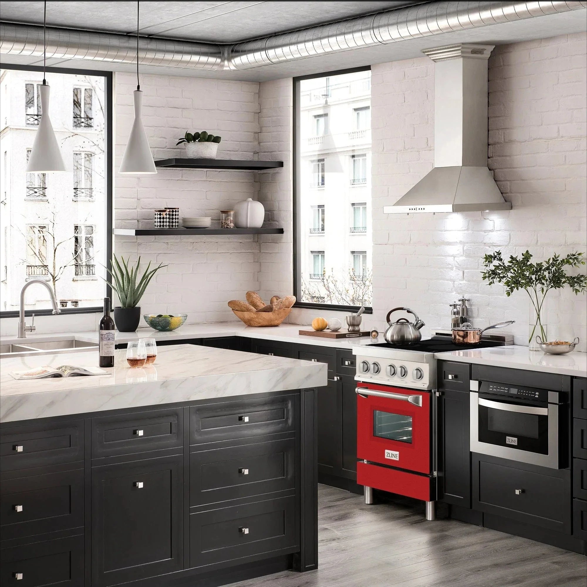ZLINE 24" Induction Range with a 3 Element Stove and Electric Oven in Stainless Steel RAIND-RG-24
