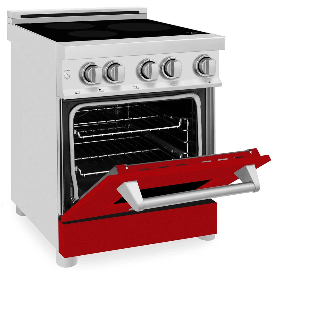 ZLINE 24" Induction Range with a 3 Element Stove and Electric Oven in Stainless Steel RAIND-RM-24