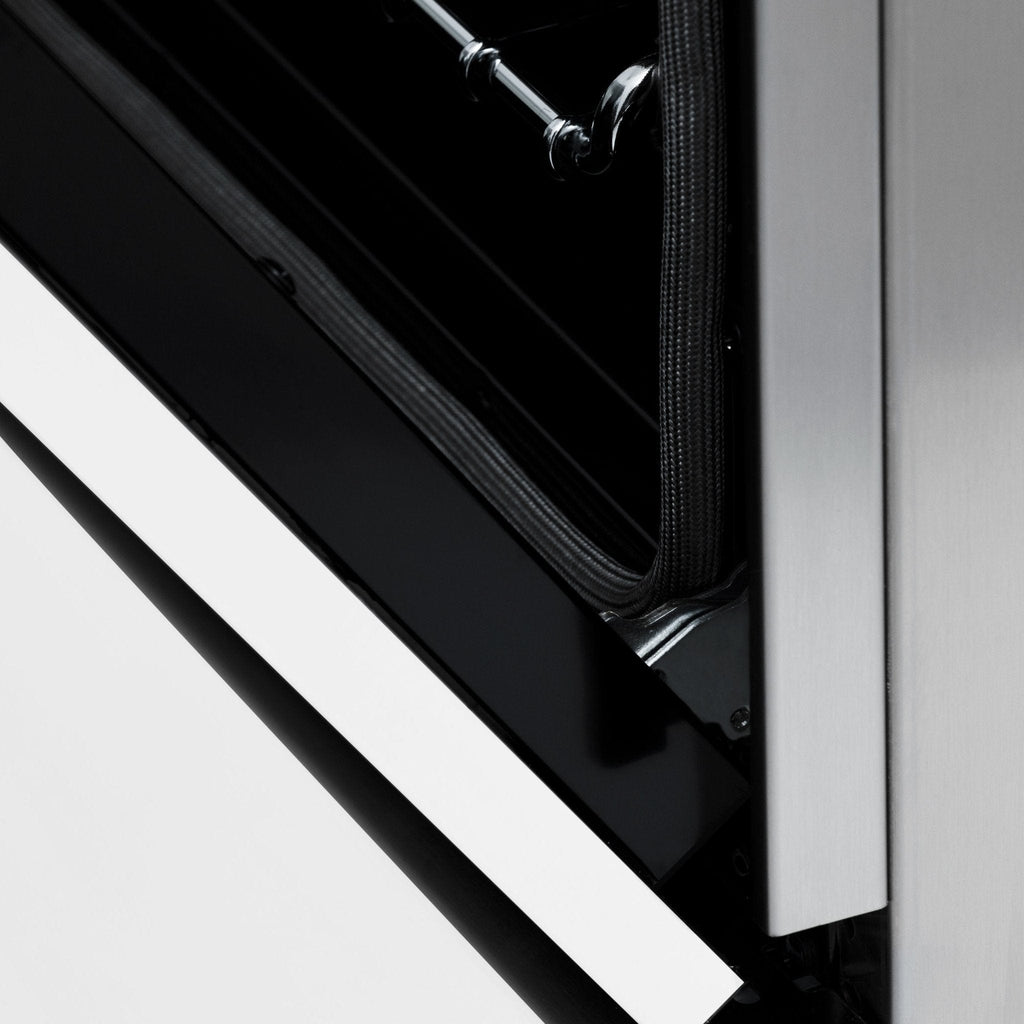 ZLINE 24" Induction Range with a 3 Element Stove and Electric Oven in White Matte RAIND-WM-24