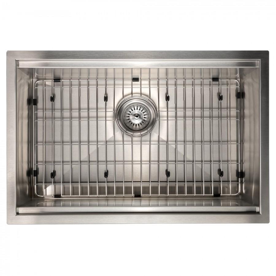 ZLINE 27" Undermount Single Bowl Ledge Sink Stainless Steel, SLS-27