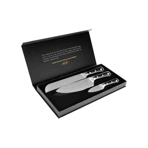 ZLINE 3-Piece Professional Damascus Steel Kitchen Knife Set KSETT-JD-3