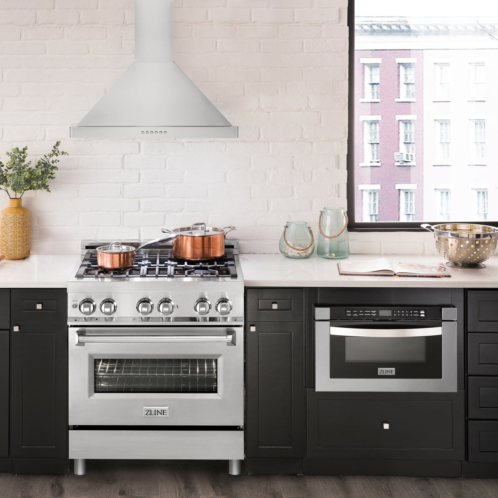 ZLINE 30" Alpine Series Wall Range Hood, Stainless, ALP10WL-30