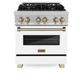 ZLINE 30" Autograph, Dual Fuel Range,RASZ-WM-30-CB