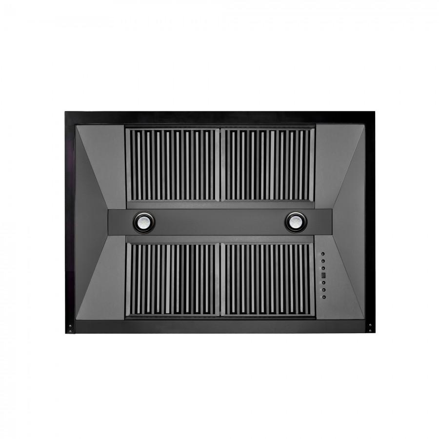ZLINE 30" Black Stainless Steel Wall Mount Range Hood, BS655N-30