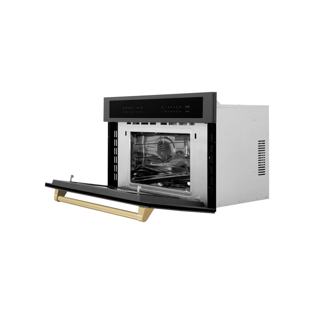 ZLINE 30” Convection Microwave, Black Stainless, Bronze MWOZ-30-BS-CB