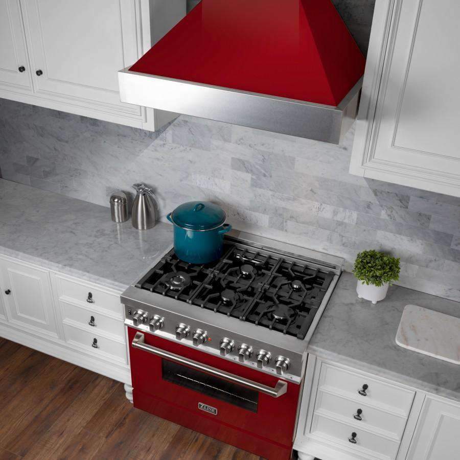 ZLINE 30" Bundle Range RAS-RG-30 & Range Hood 8654RG-30, 2KP-RASRGRH30