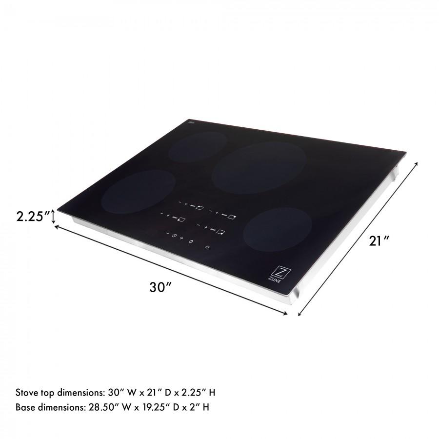ZLINE 30" Induction Cooktop, 4 Burners, RCIND-30