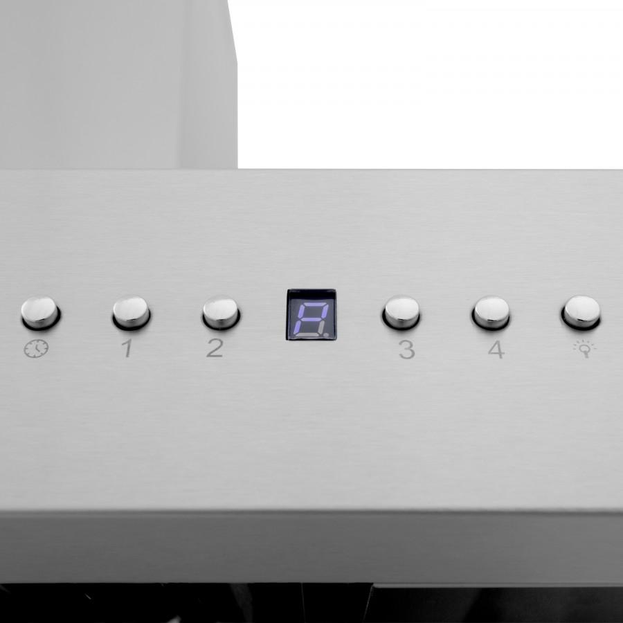 ZLINE 30" Professional Wall Range Hood, Built-in CrownSound® Bluetooth Speakers, 667CRN-BT-30