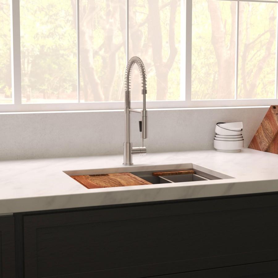ZLINE 30" Undermount Single Bowl Ledge Sink Stainless Steel, SLS-30S