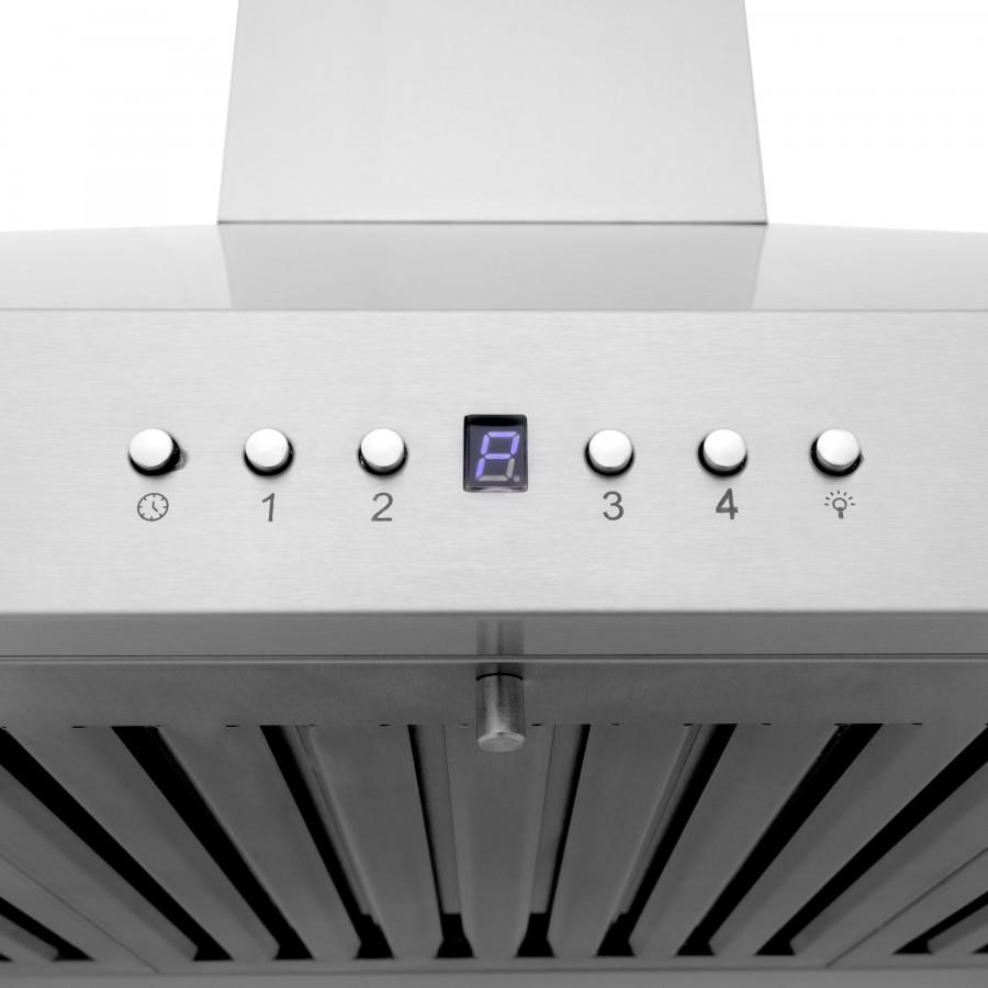 ZLINE 30" Wall Range Hood, Built-in CrownSound® Bluetooth Speakers, KL3CRN-BT-30