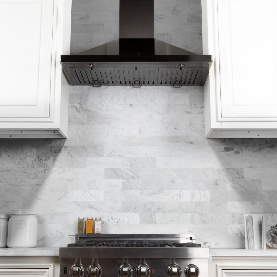 ZLINE 30" Wall Range Hood in Black Stainless Steel, BSKBN-30