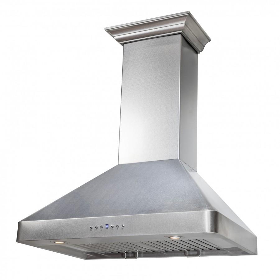 ZLINE 30" Wall Range Hood, Snow Finished, Stainless Steel, 8KF2S-30