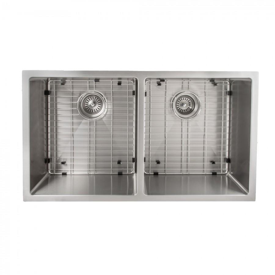 ZLINE 33" Undermount Double Bowl Sink, Stainless Steel, SR50D-33