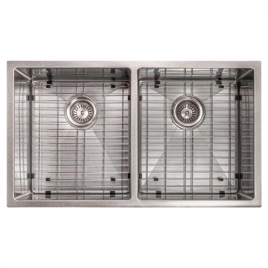 ZLINE 33" Undermount Double Bowl Sink Stainless Steel, SR50D-33S
