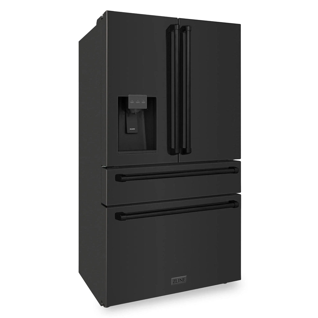 ZLINE 36" 21.6 cu. ft French Door Refrigerator with Water and Ice Dispenser in  Stainless Steel RFM-W-36-BS