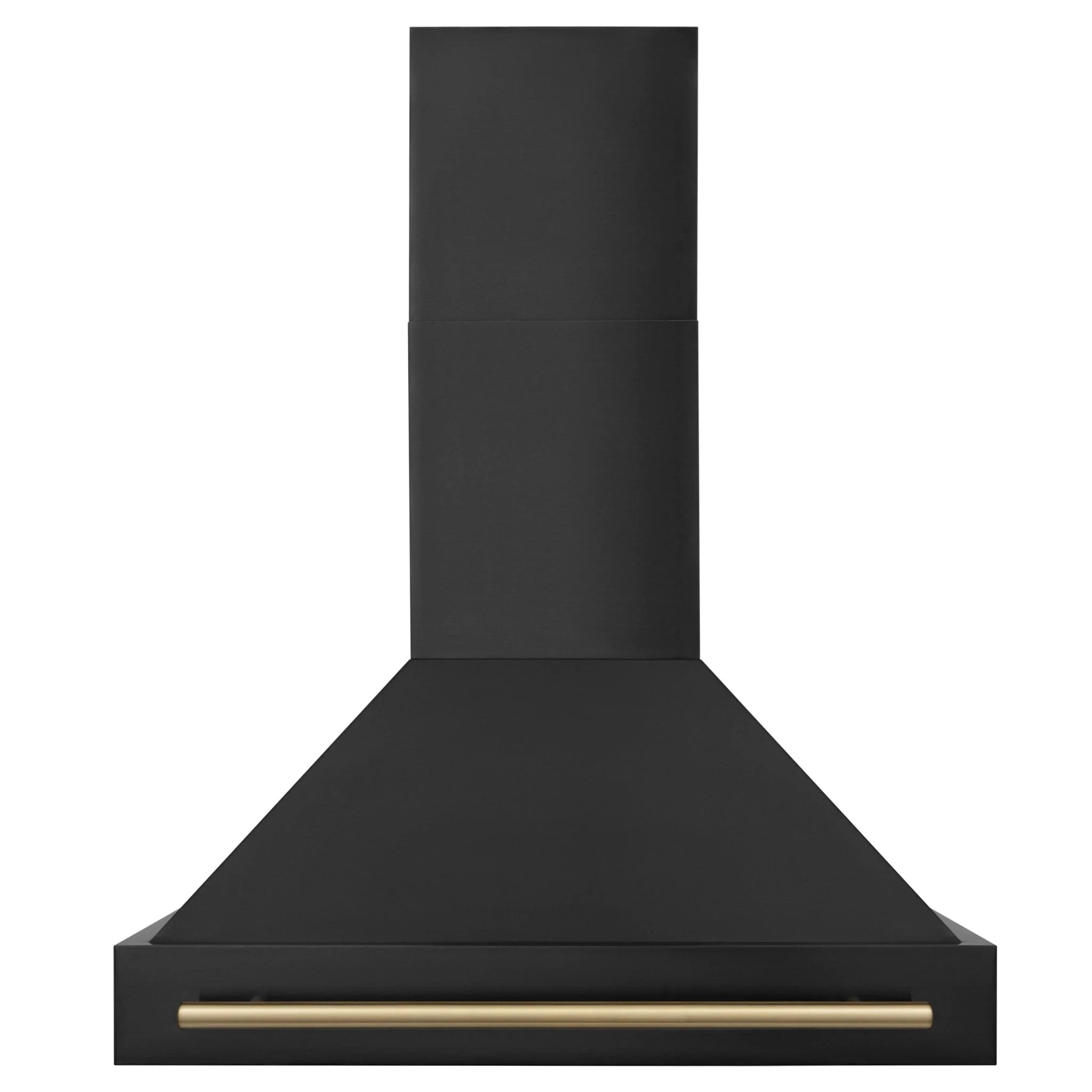 ZLINE 36" Autograph Black Stainless Wall Range Hood, Bronze, BS655Z-36-CB