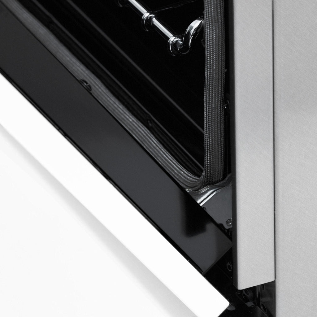 ZLINE 36" Autograph, Range, Dual Fuel, White door, RASZ-WM-36-MB
