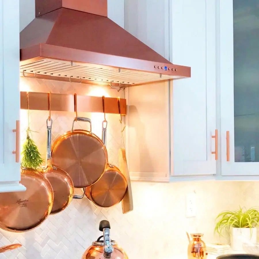 ZLINE 36" Copper Wall Range Hood 8KBC-36