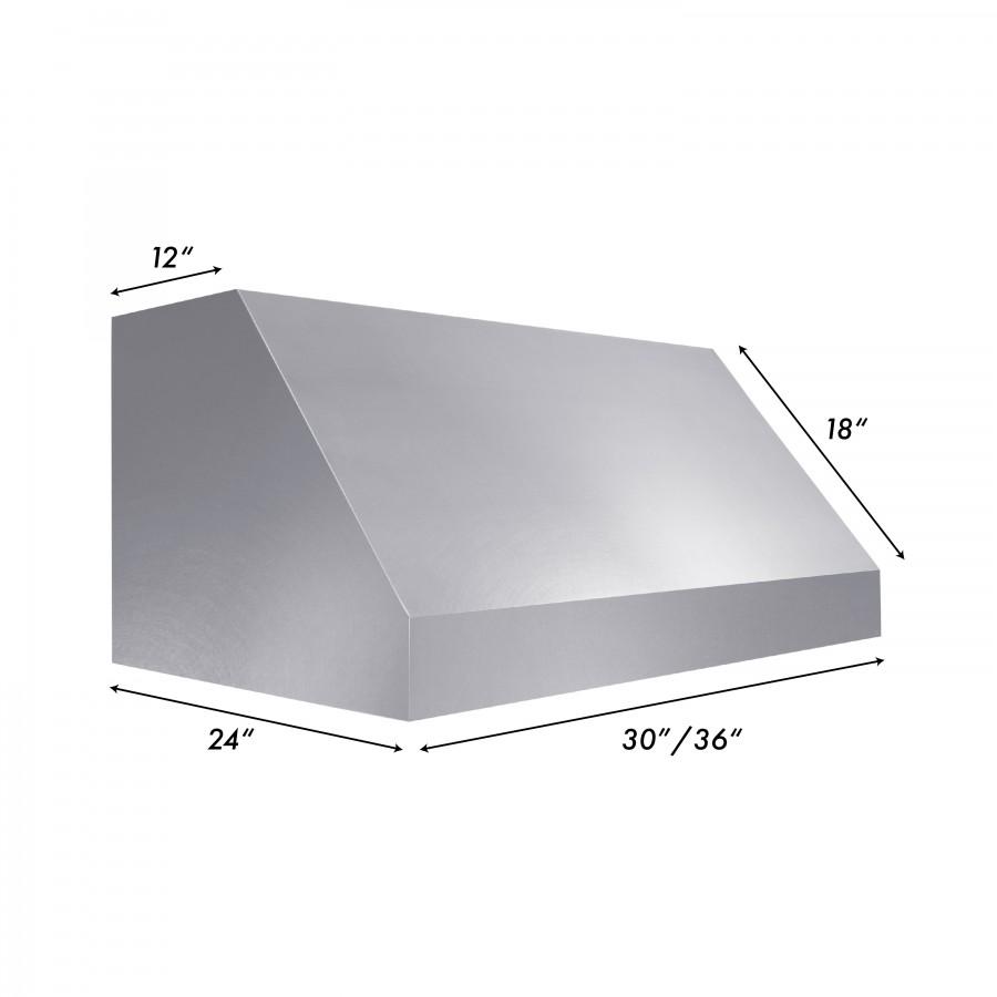 ZLINE 36" Designer Series Under Cabinet Range Hood, 8685S-36