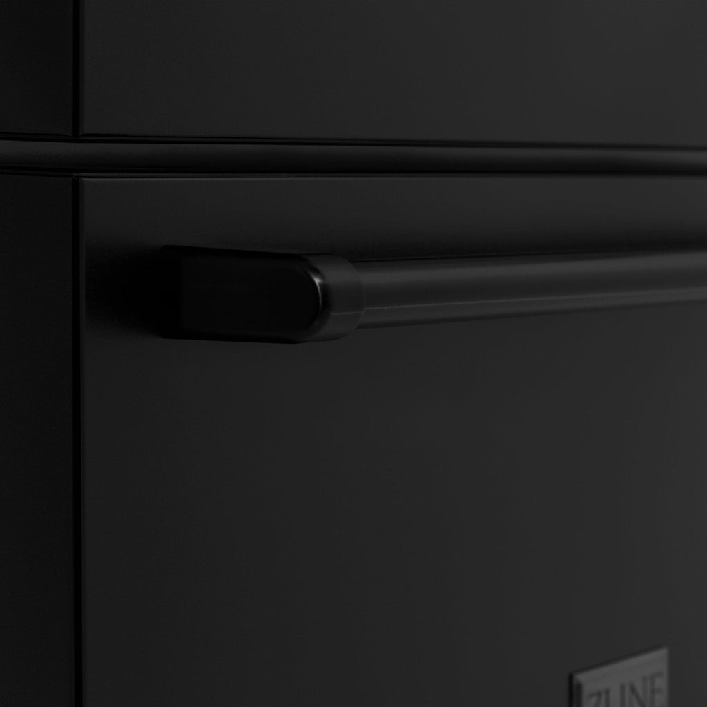 ZLINE 36" French Door Refrigerator,Ice Maker,Black Stainless,RFM-36-BS