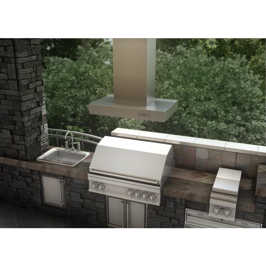 ZLINE 36" Outdoor/Indoor Island Range Hood, KECOMi-304-36