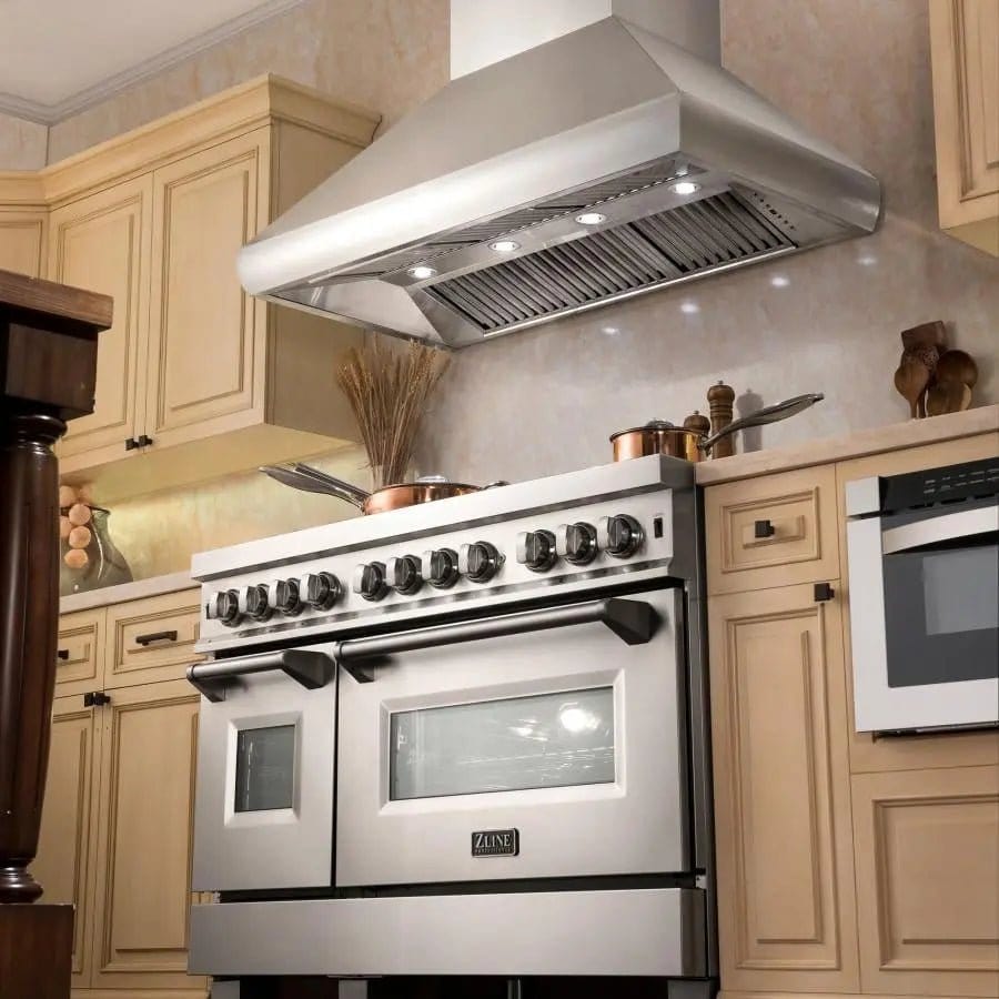 ZLINE 36" Professional Series Stainless Steel Wall Range Hood, 687-36