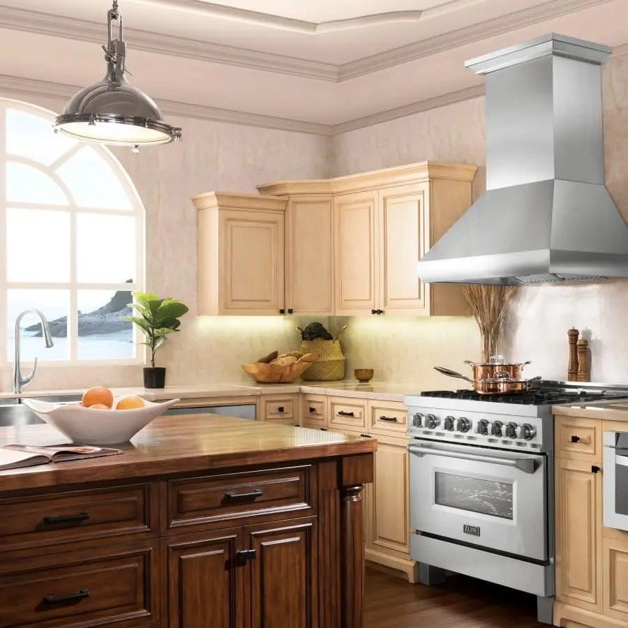 ZLINE 36" Professional Series Stainless Steel Wall Range Hood, 687-36