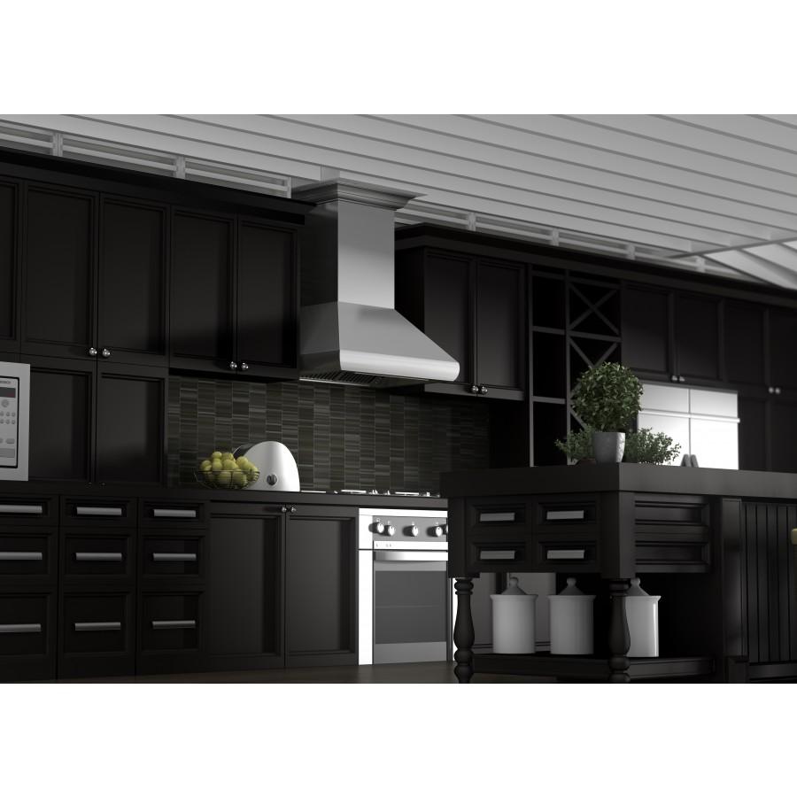 ZLINE 36" Professional Wall Range Hood, Stainless Steel, 587CRN-36