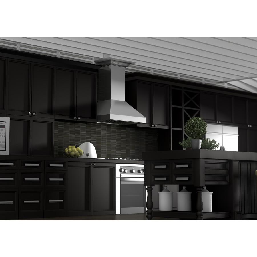 ZLINE 36" Professional Wall Range Hood, Stainless Steel, 597CRN-36