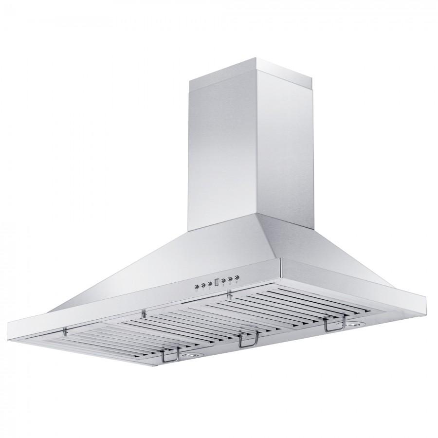 ZLINE 36" Stainless Steel Wall Range Hood, Crown Molding, KBCRN-36