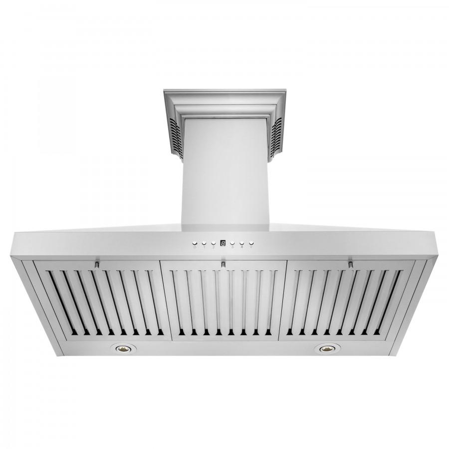 ZLINE 36" Wall Range Hood, Built-in CrownSound® Bluetooth Speakers, KL3CRN-BT-36