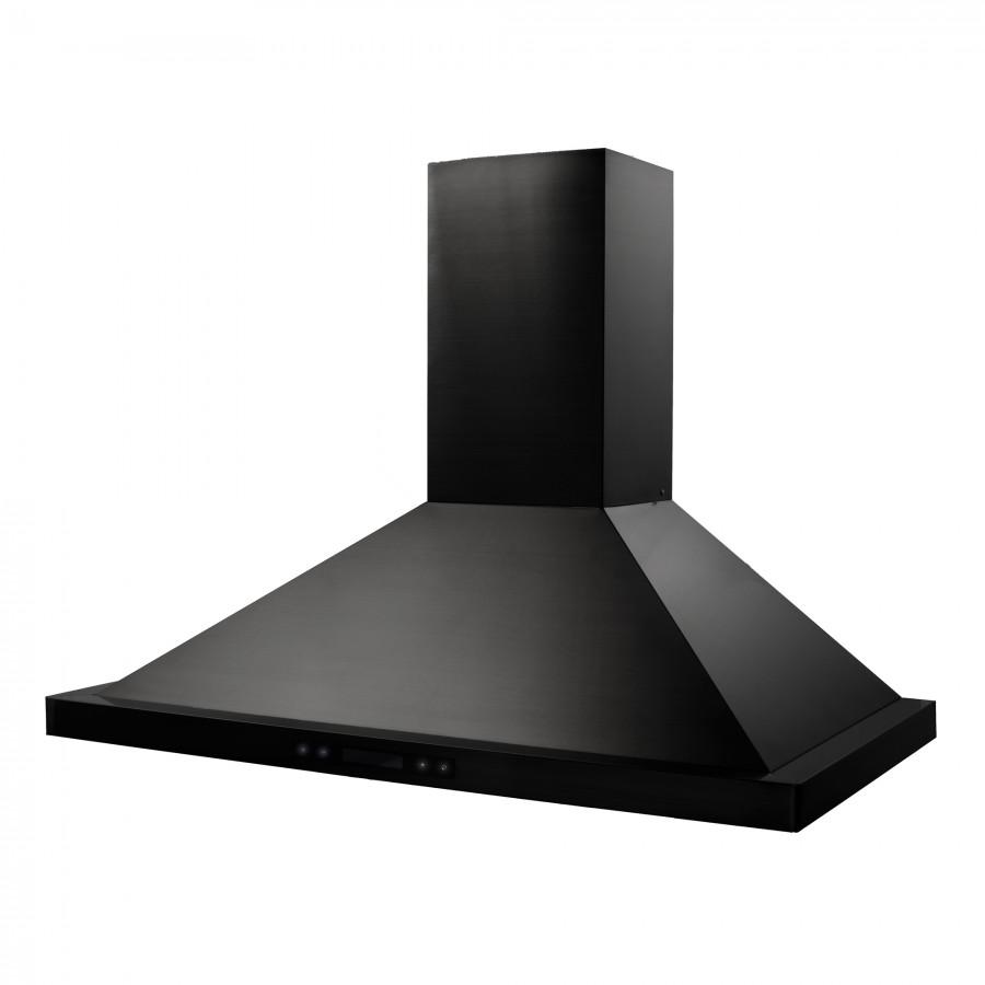 ZLINE 36" Wall Range Hood in Black Stainless Steel, BSKBN-36