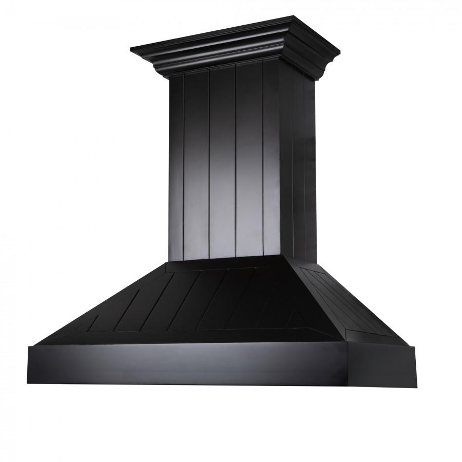 ZLINE 36" Wooden Wall Range Hood in Black, KPCC-36