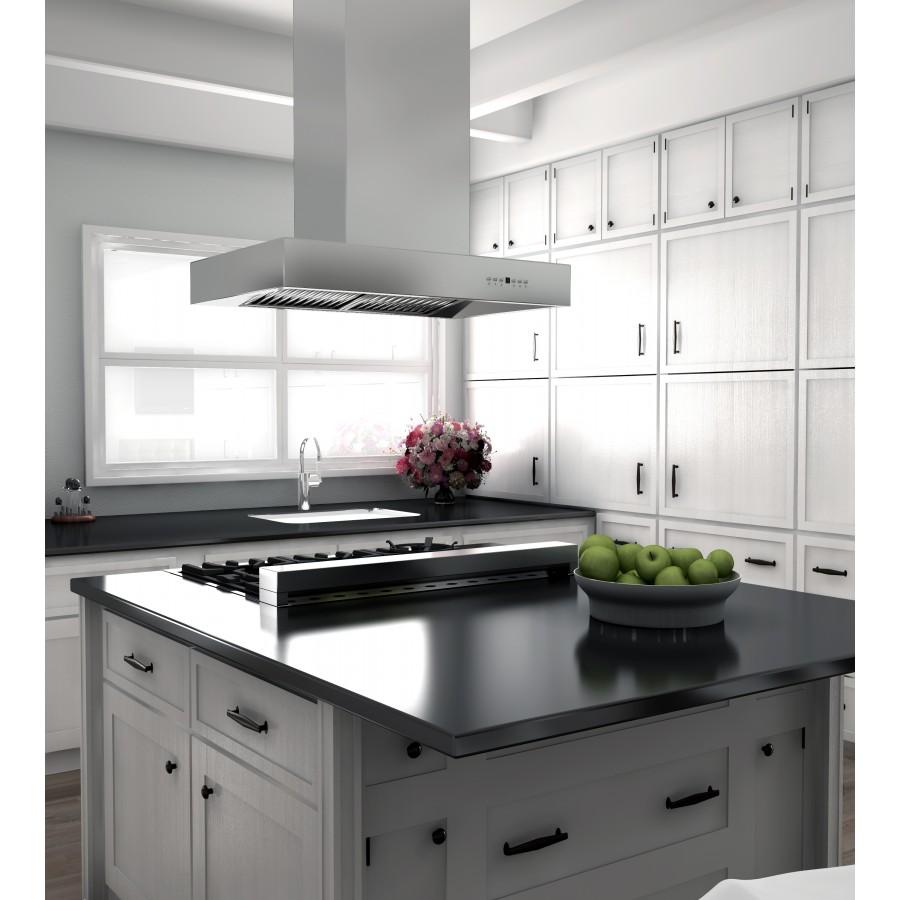 ZLINE 36"Stainless Steel Island Range Hood, KECOMi-36