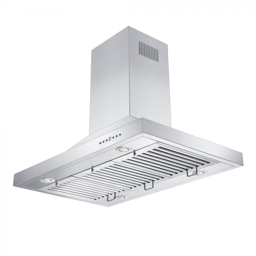 ZLINE 42" Stainless Steel Island Range Hood, GL2i-42