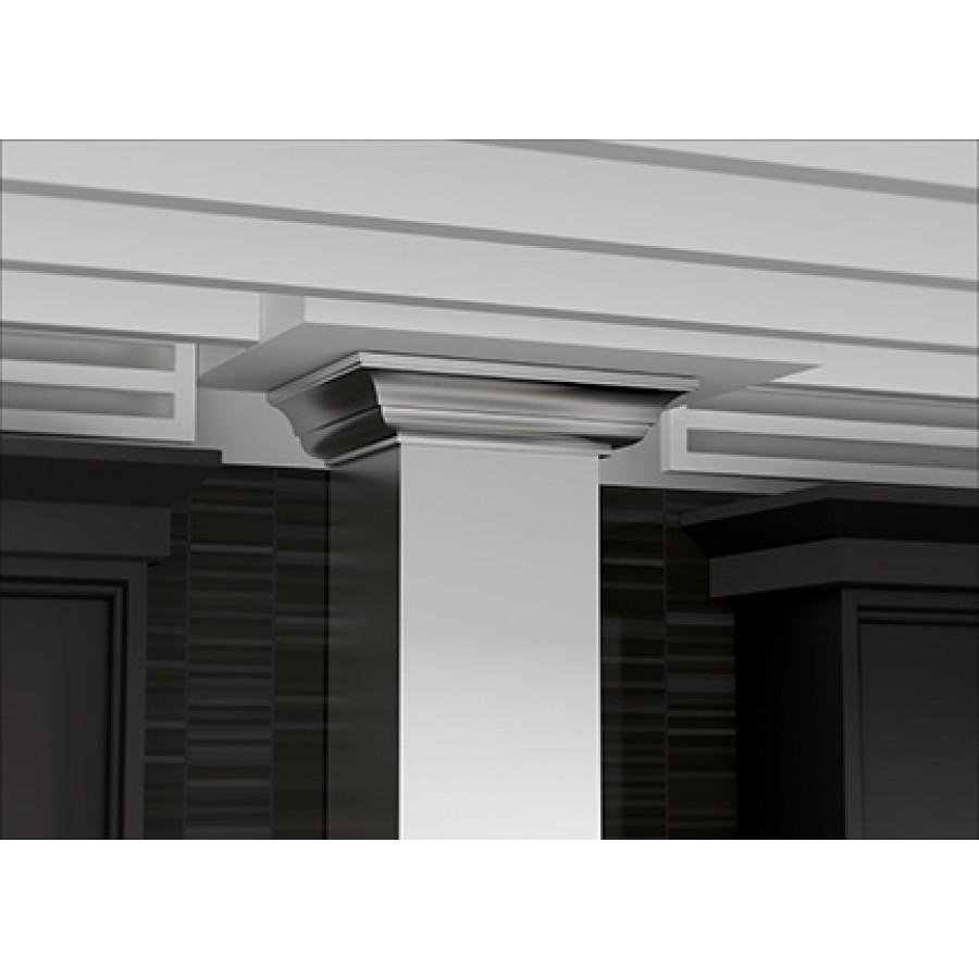ZLINE 42" Stainless Steel Wall Range Hood, Crown Molding, KL3CRN-42