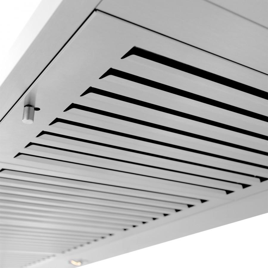 ZLINE 42" Wall Range Hood, Built-in CrownSound® Bluetooth Speakers, KL2CRN-BT-42