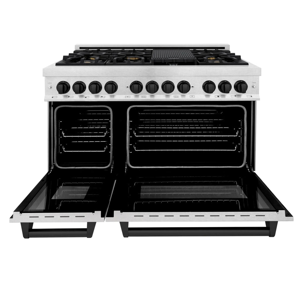 ZLINE 48" Autograph Dual Fuel Range, RASZ-SN-48-MB