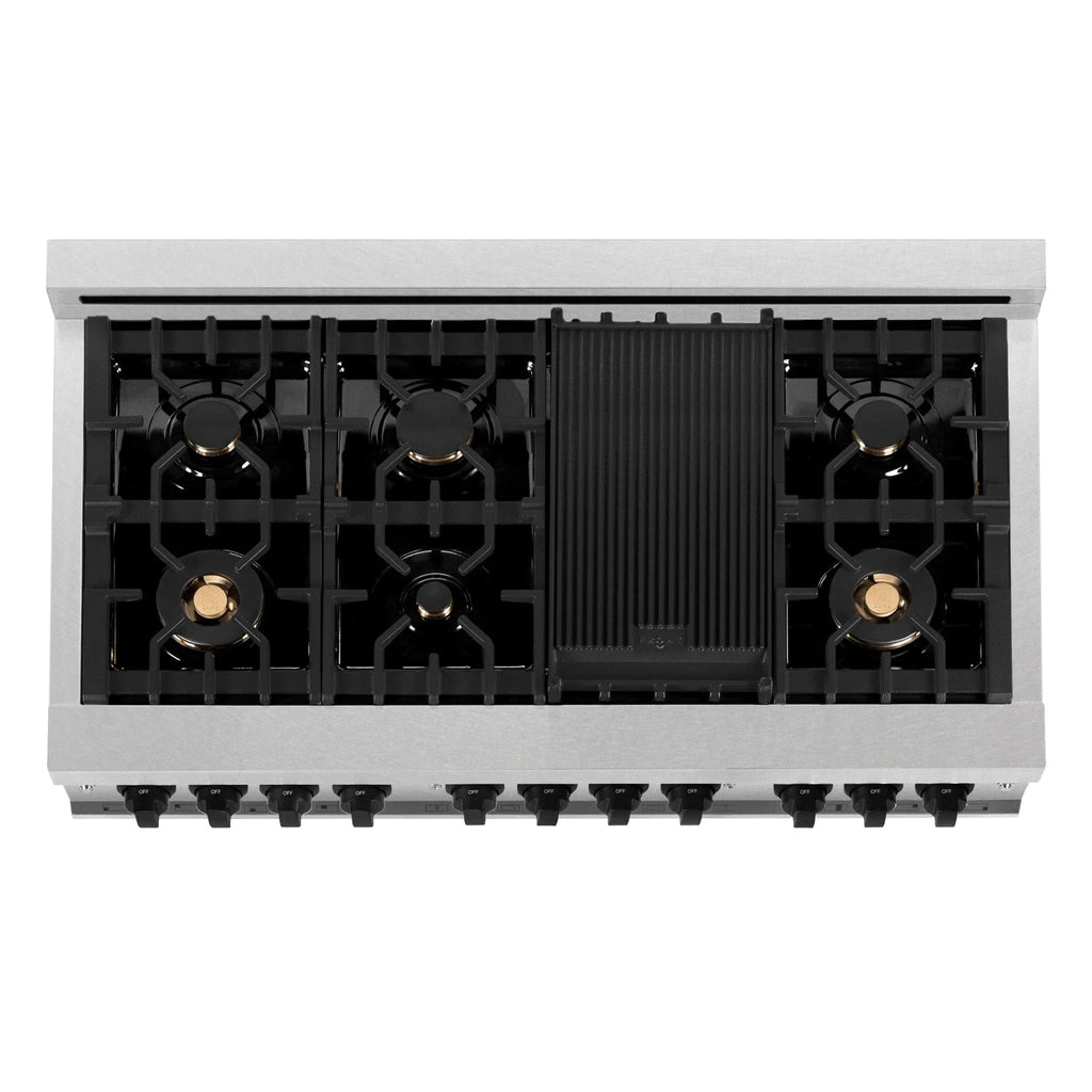 ZLINE 48" Autograph Dual Fuel Range, RASZ-SN-48-MB