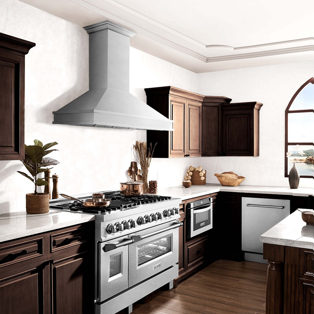 ZLINE 48" Designer Series Stainless Wall Mount Range Hood, 8656S-48