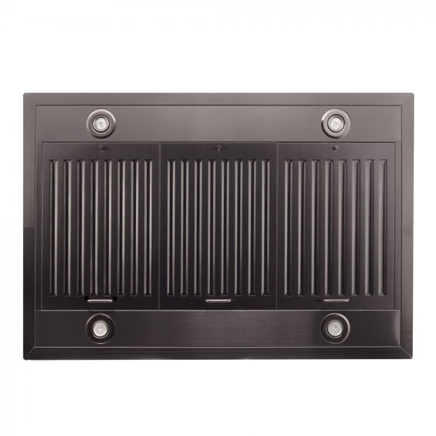 ZLINE 48" Island Range Hood in Black Stainless Steel, BSGL2iN-48