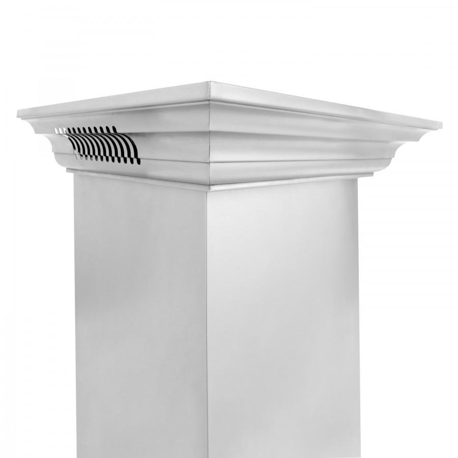 ZLINE 48" Professional Wall Range Hood, Built-in CrownSound® Bluetooth Speakers, 667CRN-BT-48
