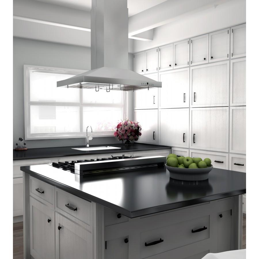 ZLINE 48" Remote Blower Island Range Hood, GL2i-RS-48-400