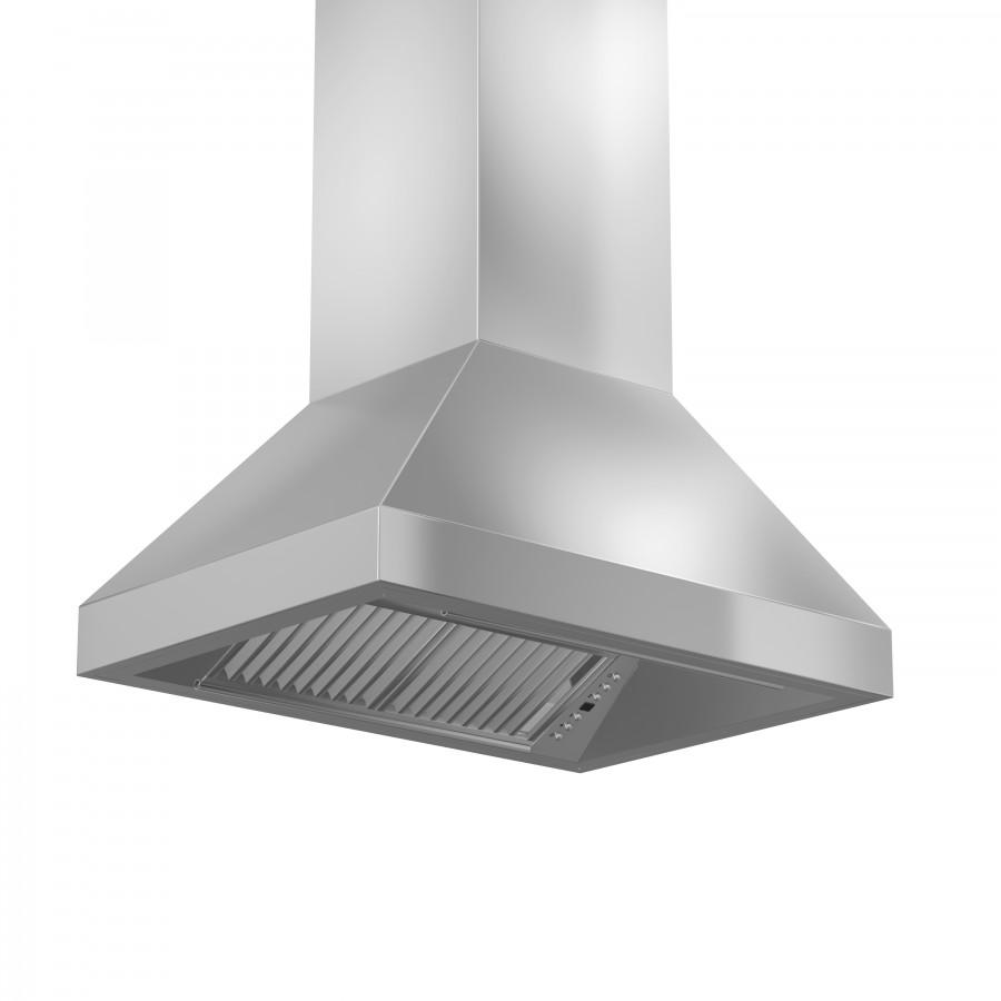 ZLINE 48" Remote Dual Blower Stainless Island Range Hood, 597i-RD-48