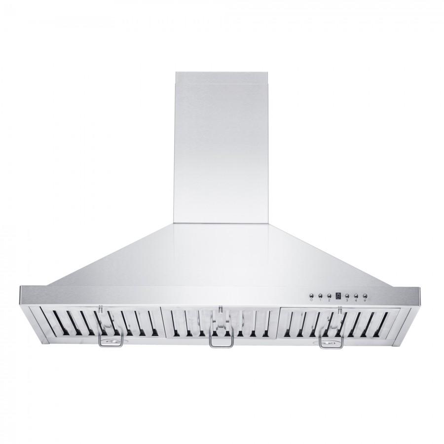 ZLINE 48" Stainless Steel Wall Range Hood, Crown Molding, KBCRN-48