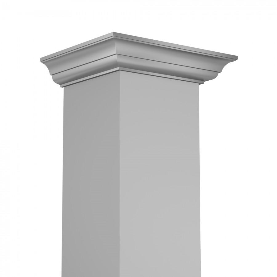 ZLINE 48" Stainless Steel Wall Range Hood, Crown Molding, KBCRN-48